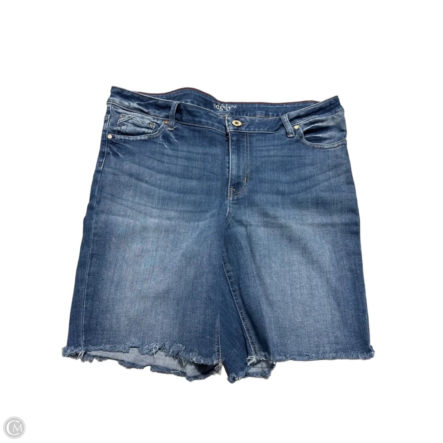 Shorts By Edgely In Blue Denim, Size: 16
