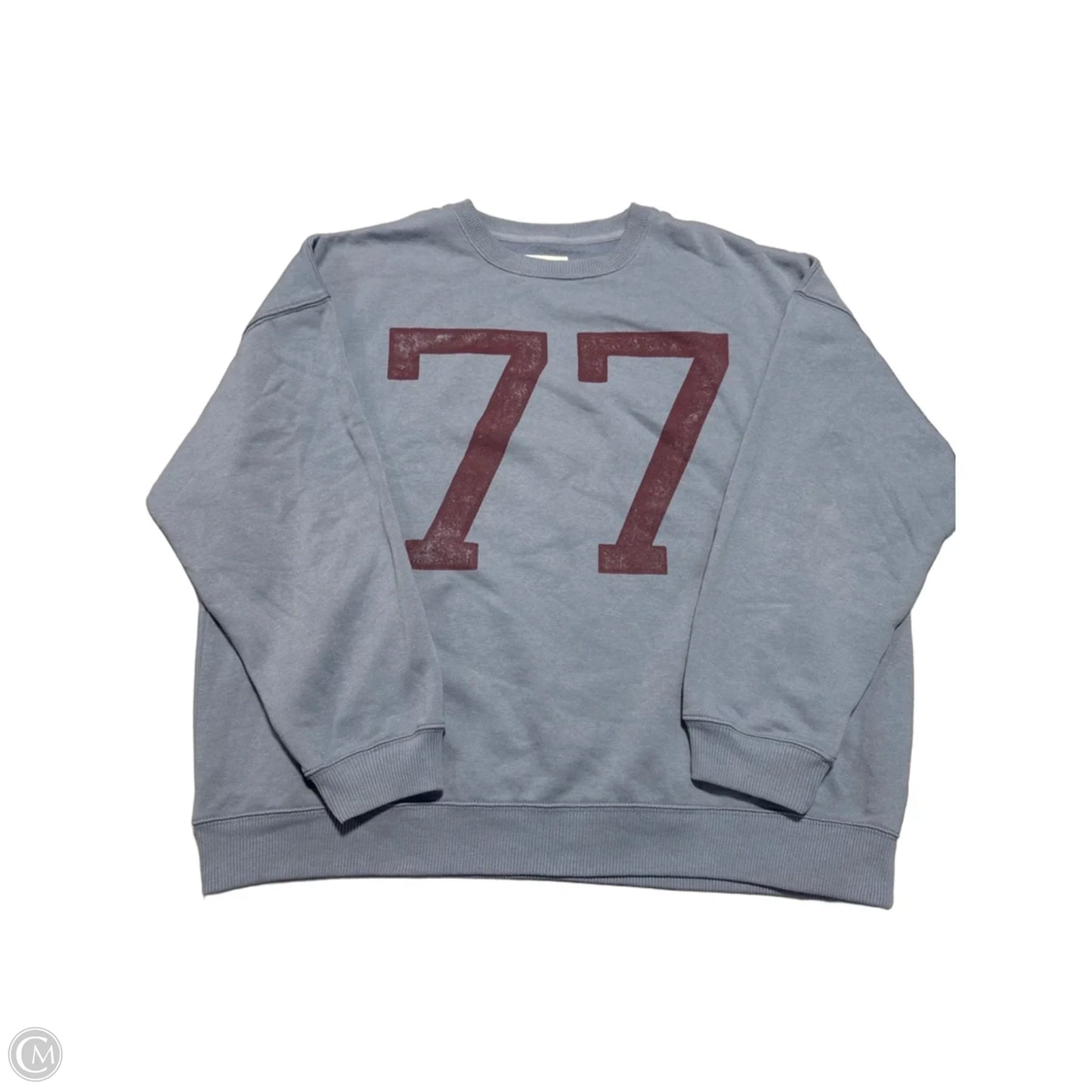 Sweatshirt Crewneck By American Eagle In Blue, Size: Xl
