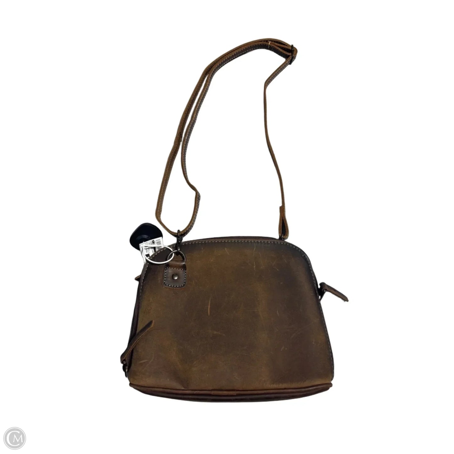 Handbag Leather By Cmb, Size: Medium