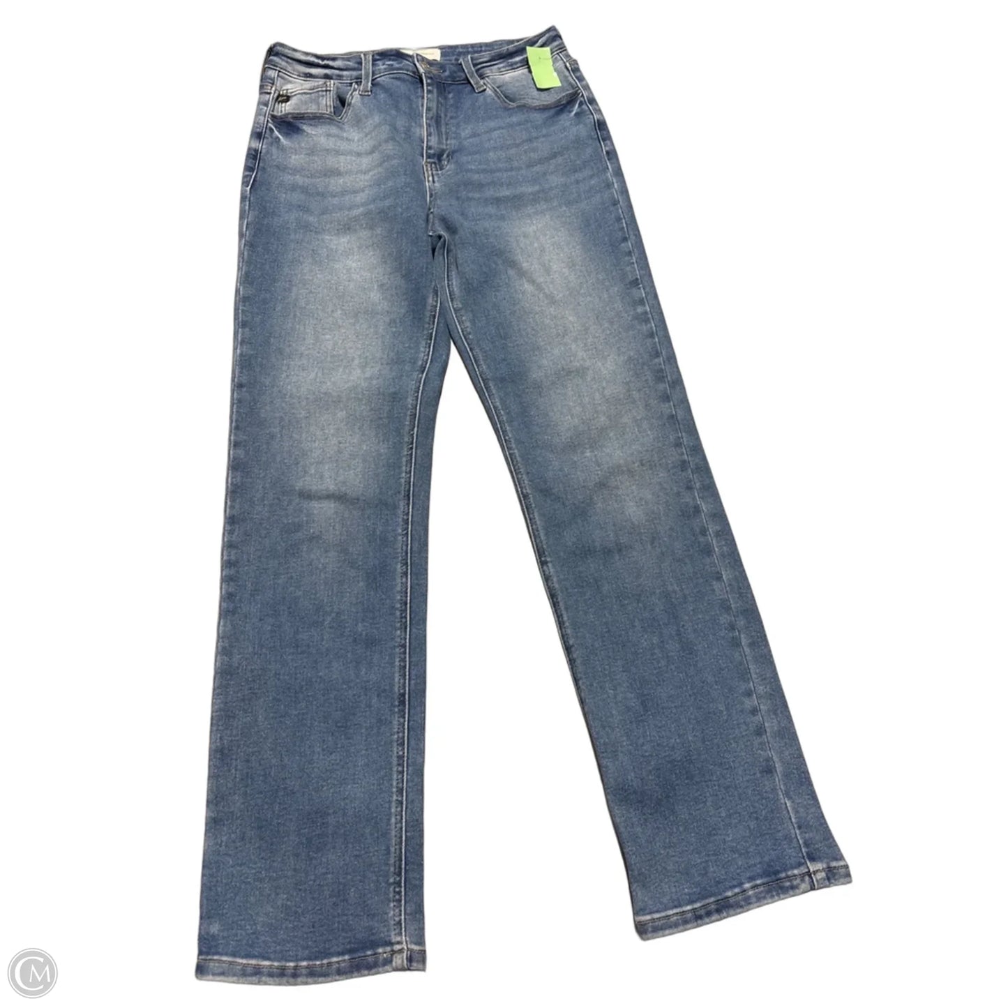 Jeans Flared By Kancan In Blue Denim, Size: 8