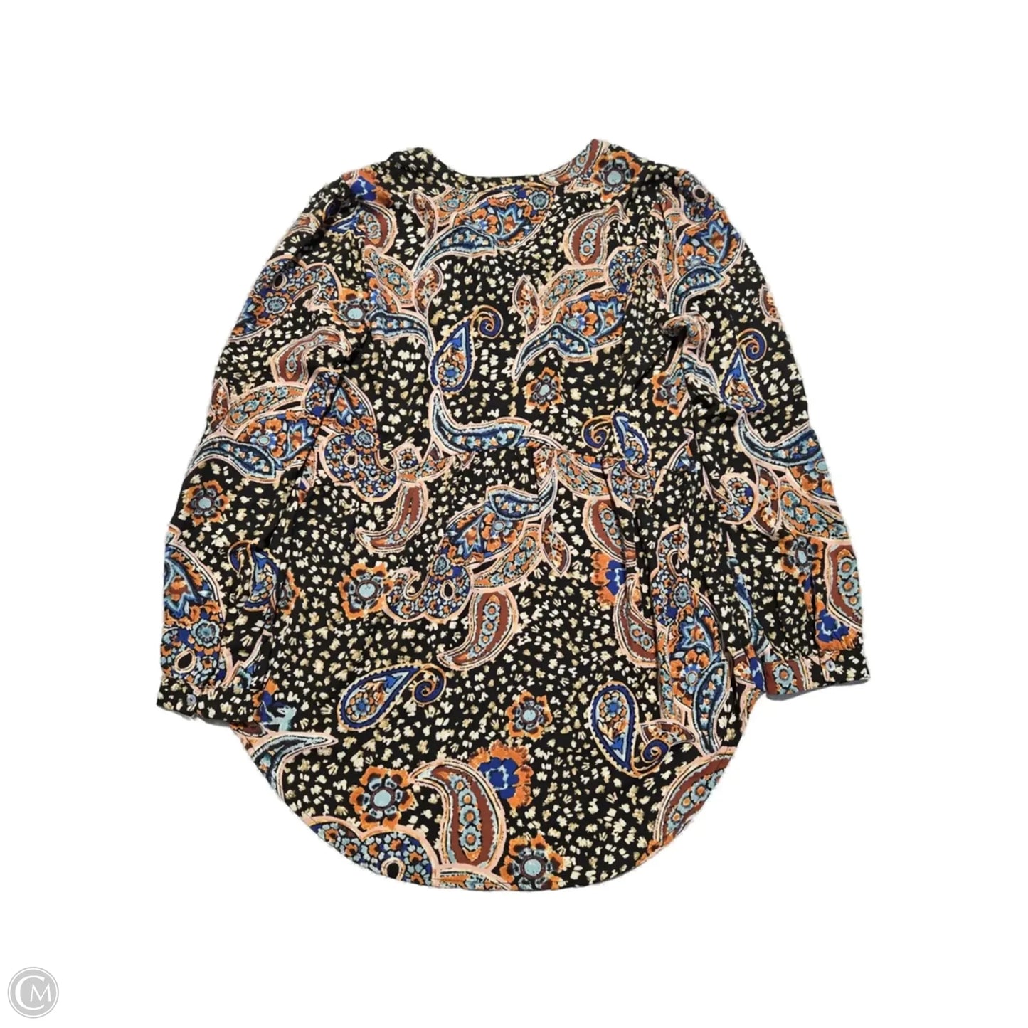 Blouse 3/4 Sleeve By Dr2 In Black, Size: S