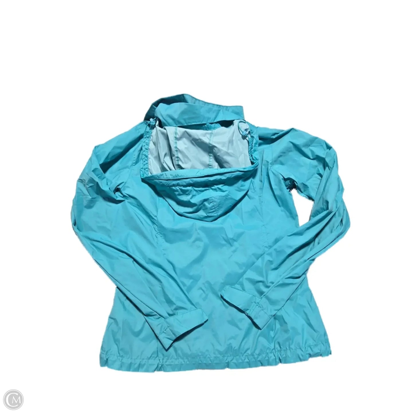 Jacket Windbreaker By Columbia In Teal, Size: S