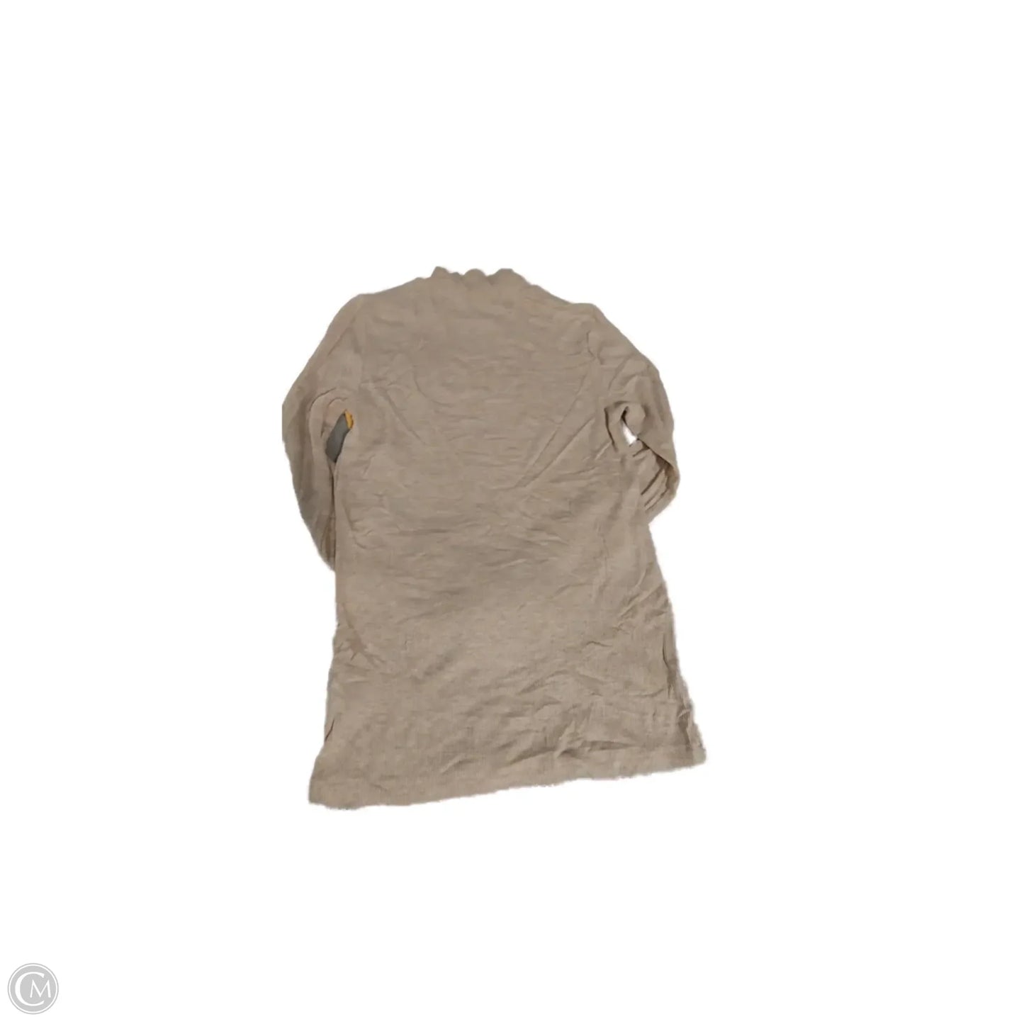 Top Long Sleeve Basic By American Eagle In Tan, Size: Xs