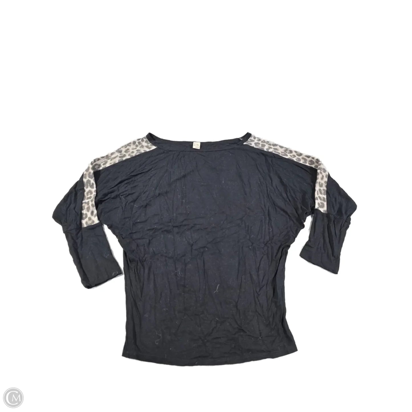 Top Long Sleeve By 7th Ray In Black, Size: M