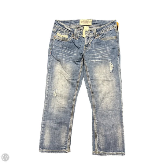 Capris By Hydraulic In Blue Denim, Size: 4
