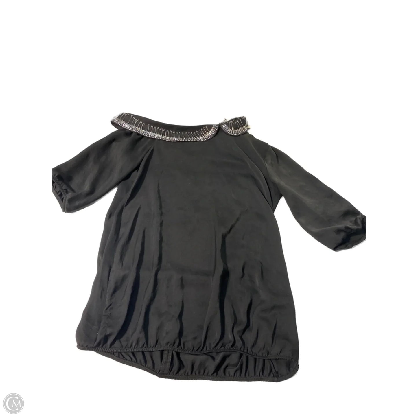 Top Short Sleeve By Cmc In Black, Size: S