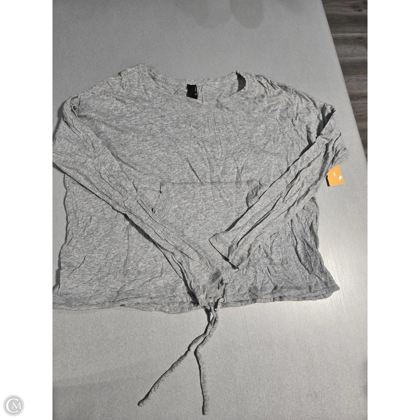 Top 3/4 Sleeve By Bobi In Grey, Size: S