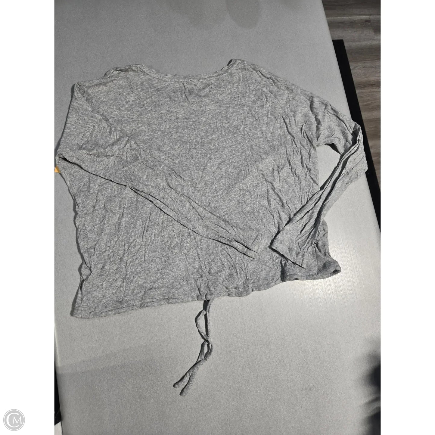 Top 3/4 Sleeve By Bobi In Grey, Size: S