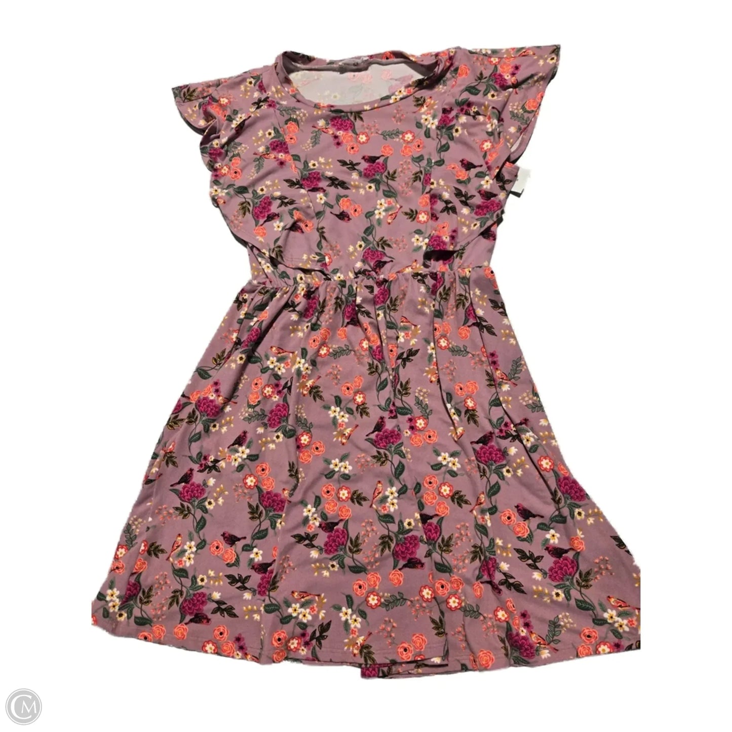 Dress Casual Short By Cmc In Floral Print, Size: L