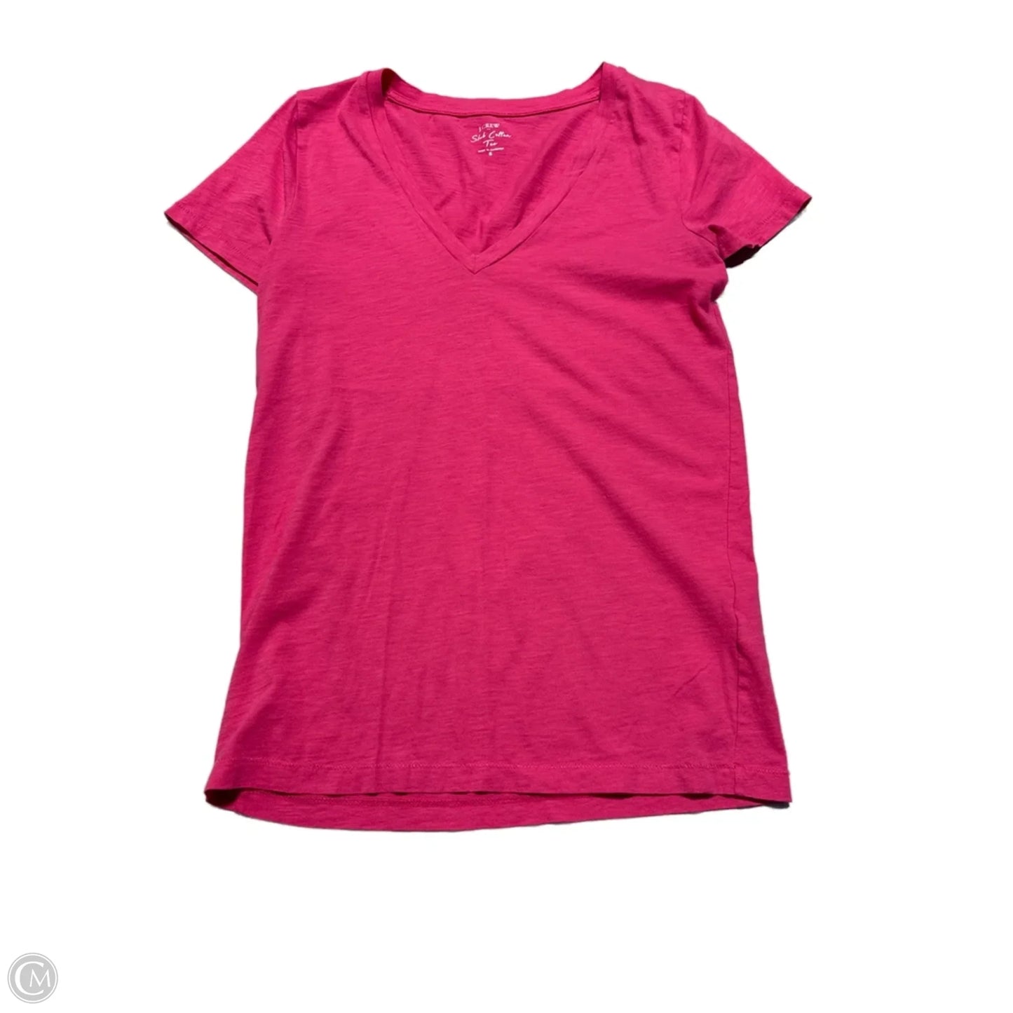 Top Short Sleeve Basic By J. Crew In Pink, Size: S