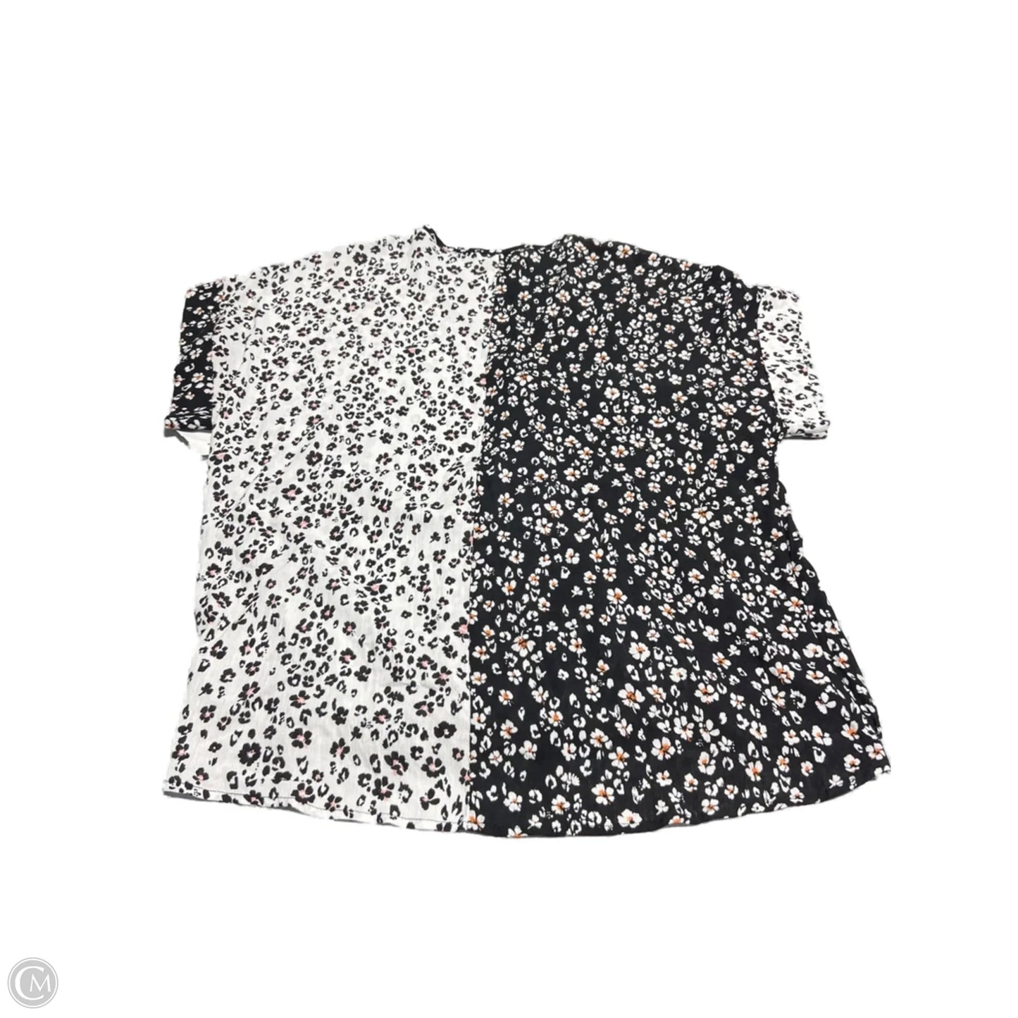 Top Short Sleeve By Entro In Floral Print, Size: M