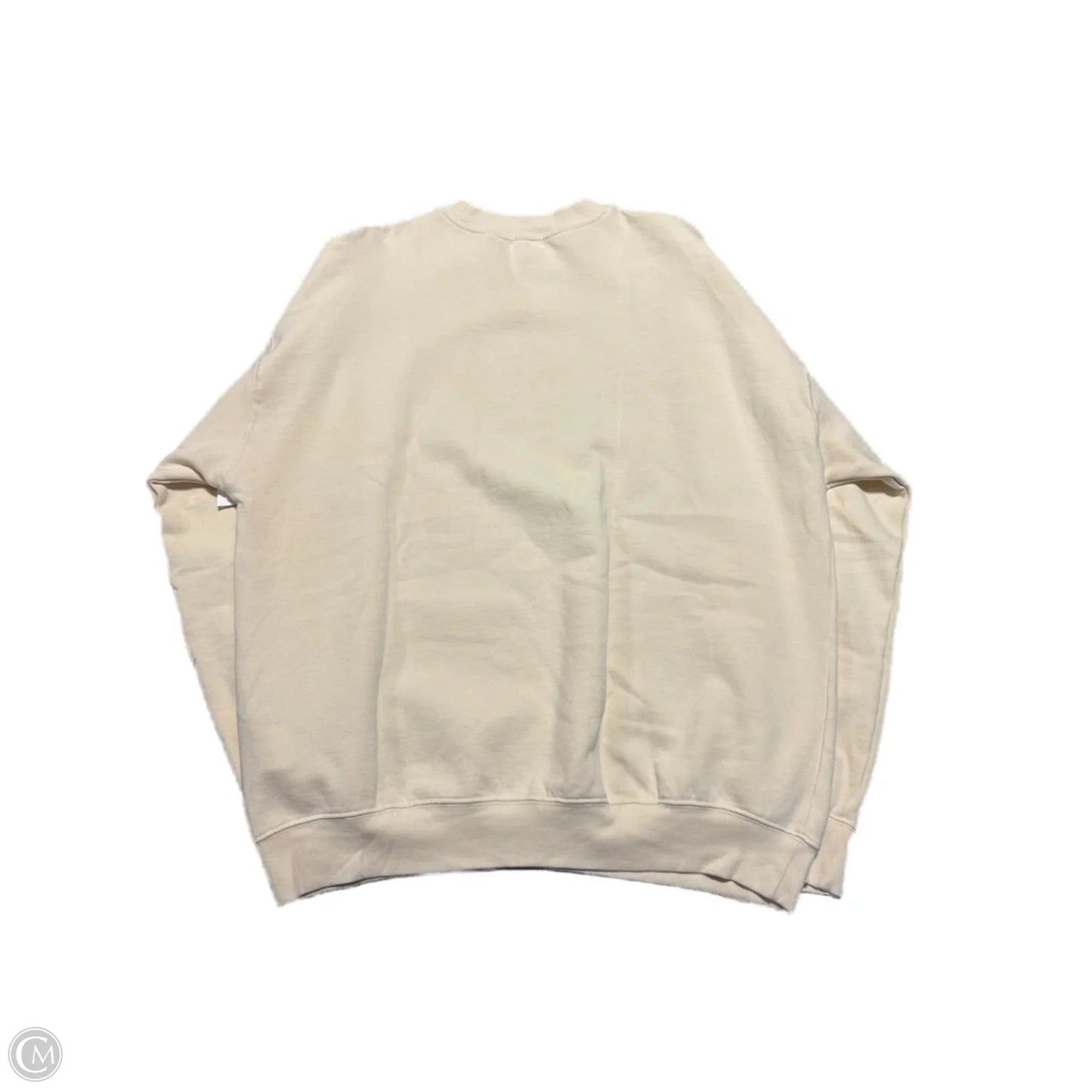 Sweatshirt Crewneck By Billabong In Cream, Size: Xs