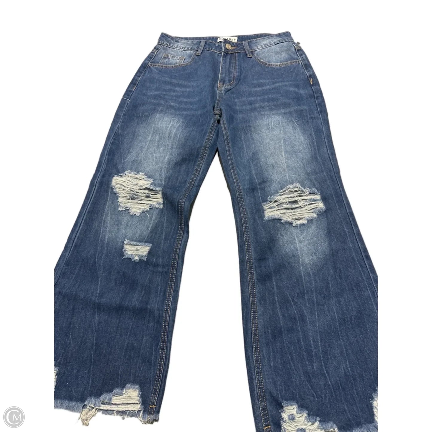 Jeans Boot Cut By Cmc In Blue Denim, Size: S