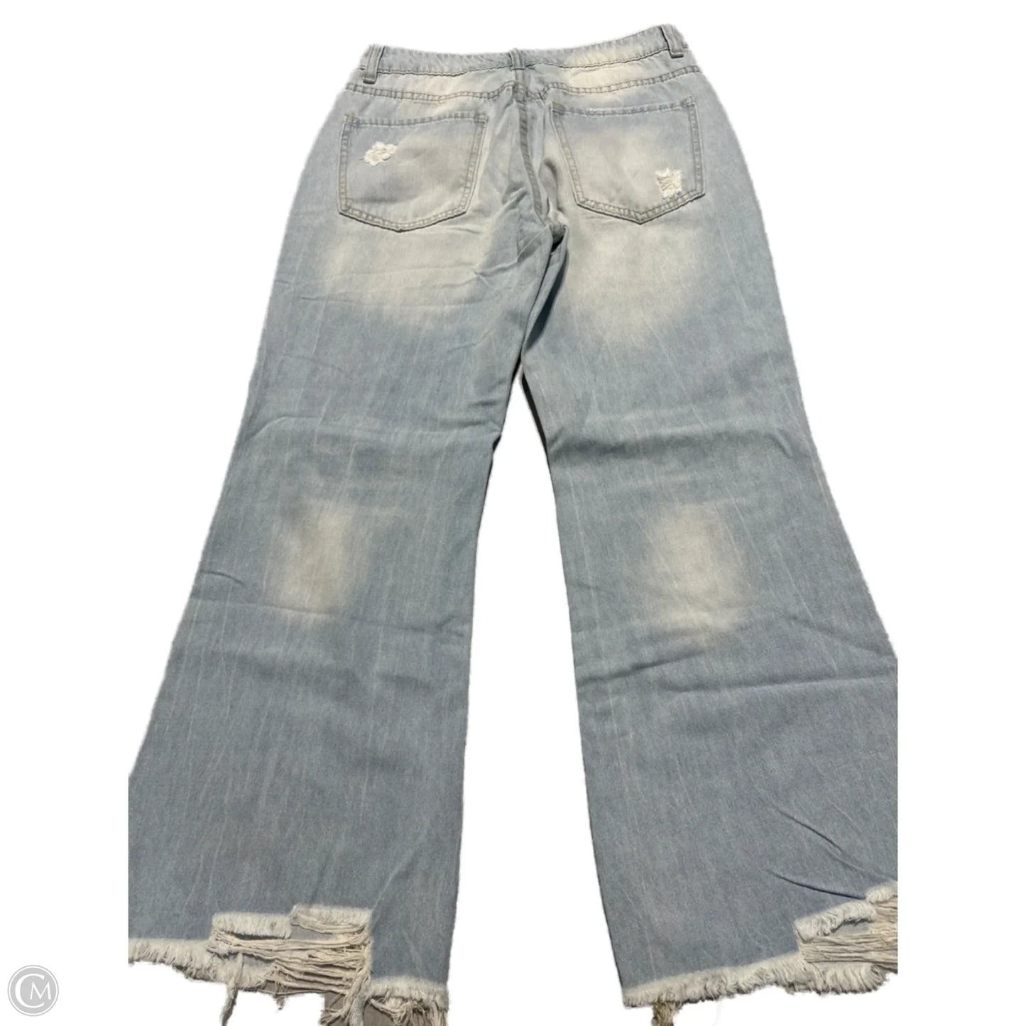 Jeans Boot Cut By Cmc In Blue Denim, Size: S