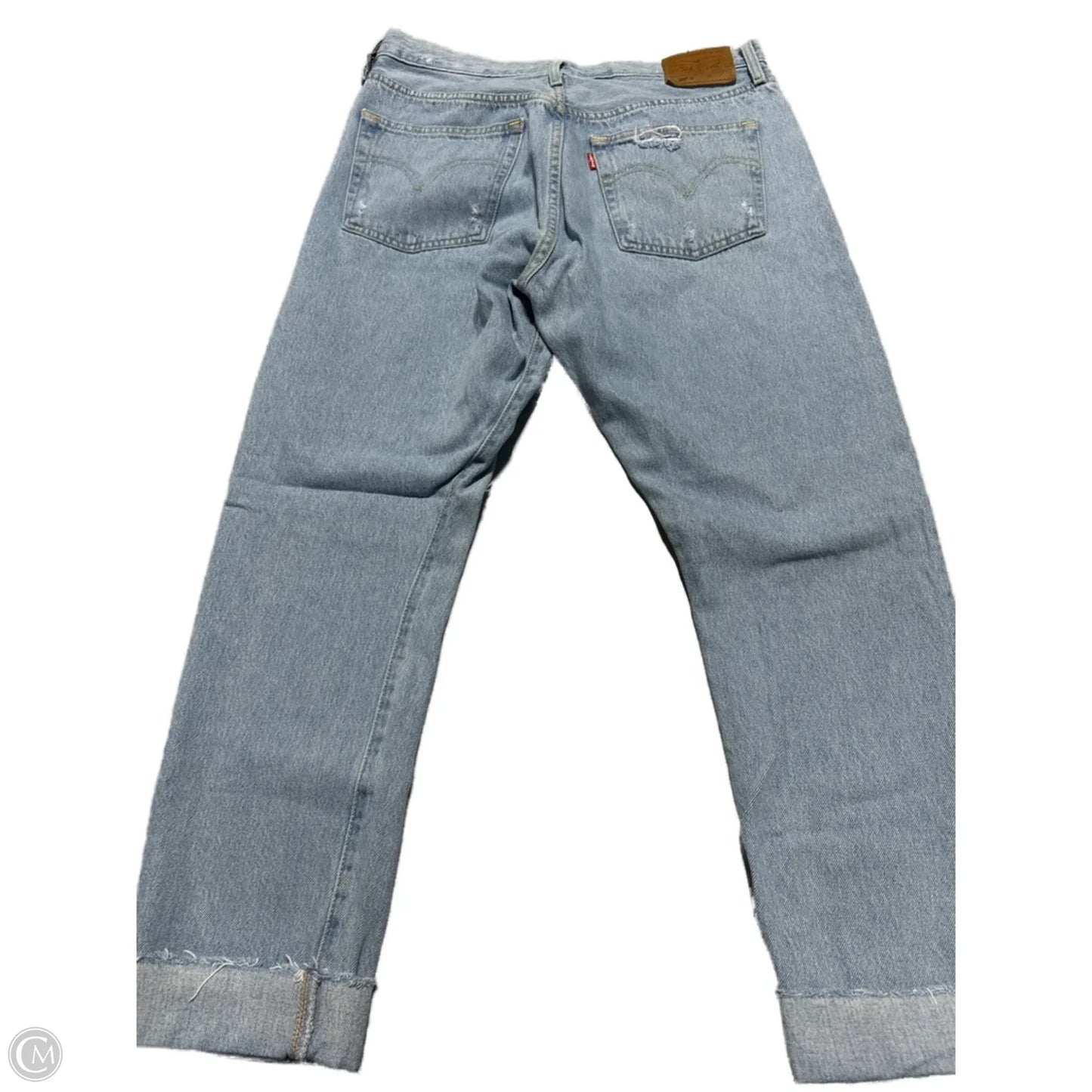 Jeans Skinny By Levis In Blue Denim, Size: 10