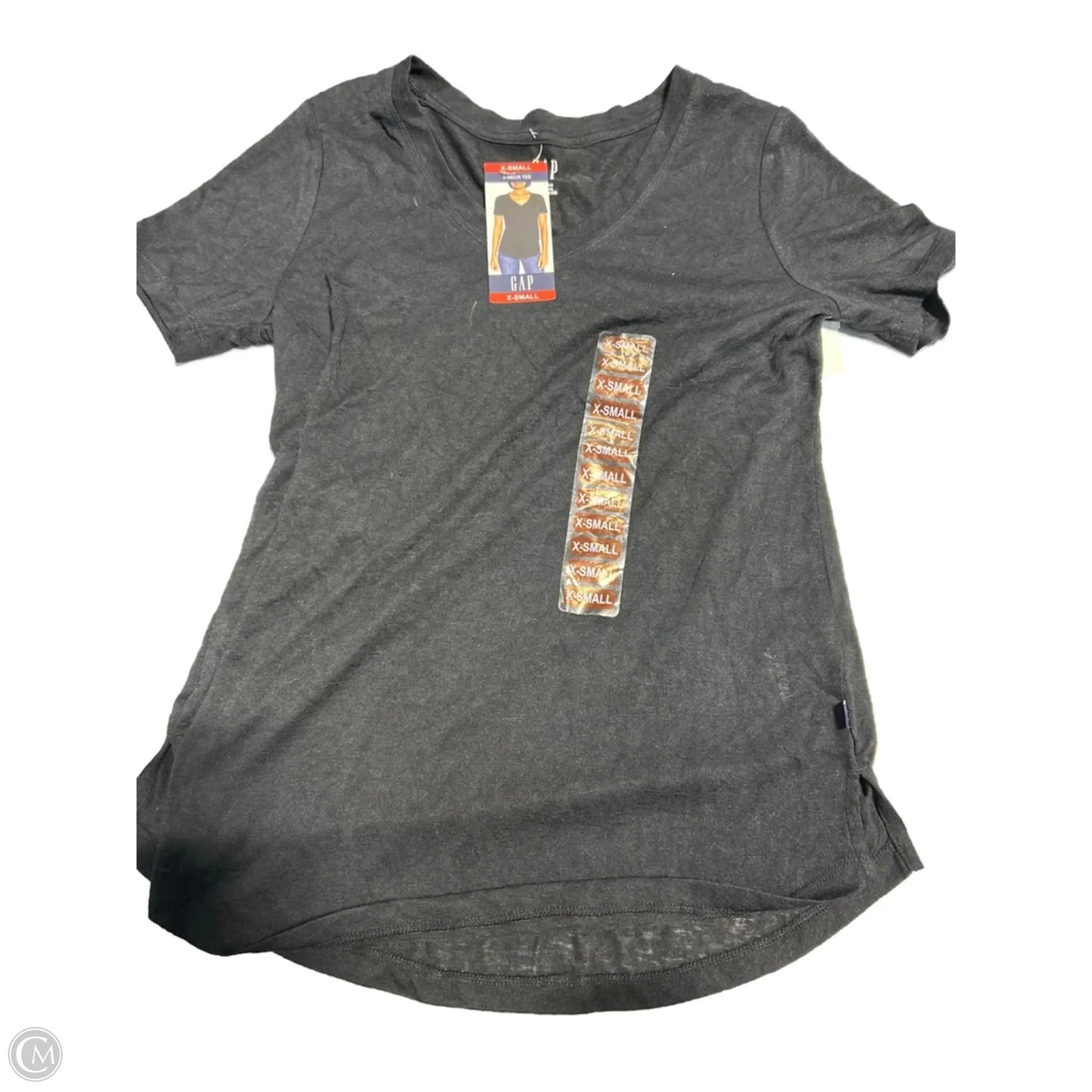 Top Short Sleeve Basic By Gap In Black, Size: Xs