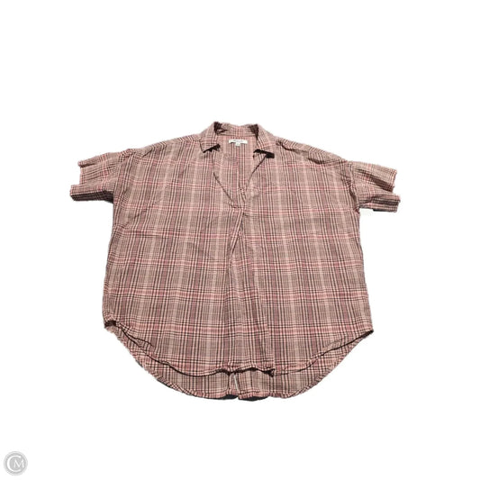 Top Short Sleeve By Madewell In Pink, Size: Xs