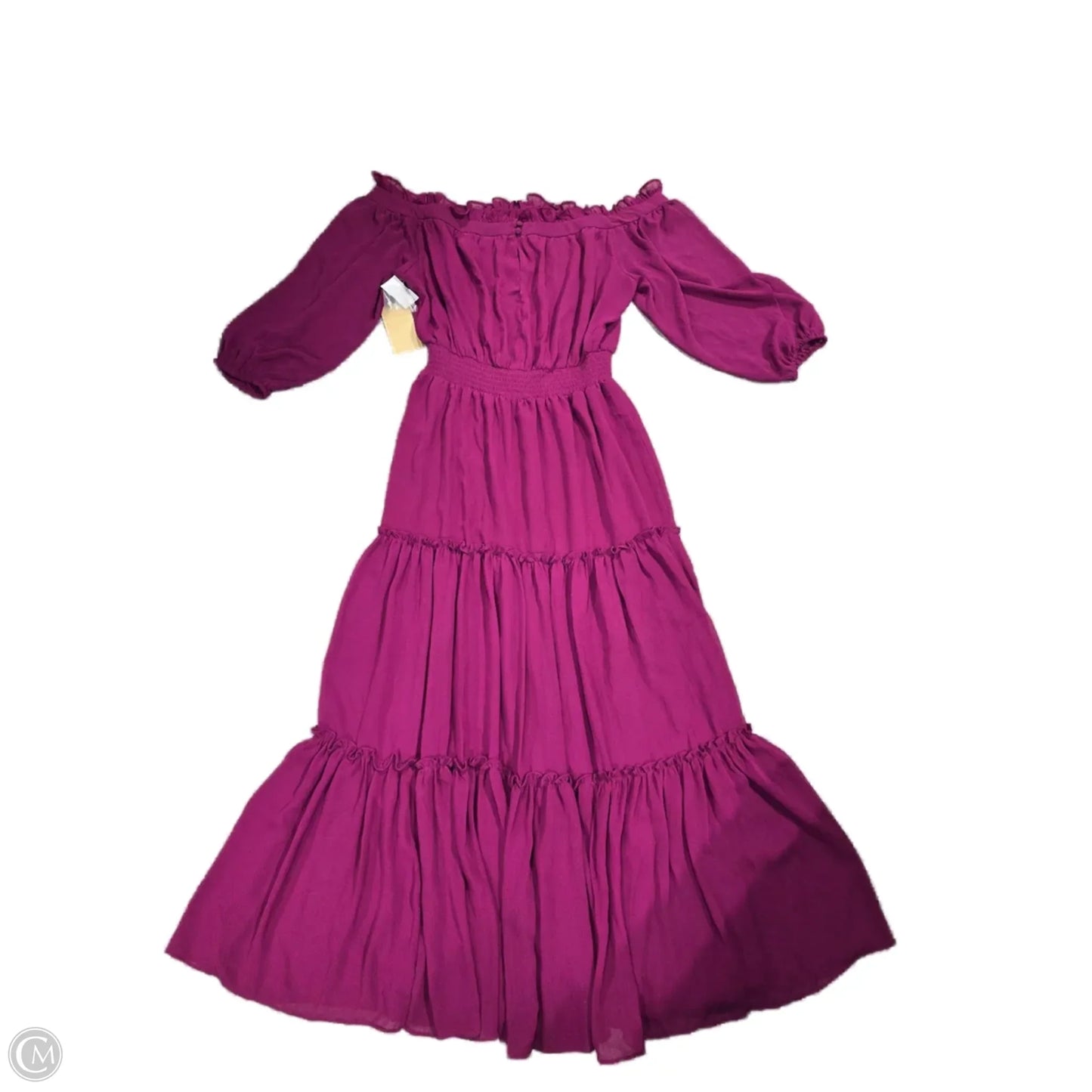 Dress Casual Maxi By Halogen In Maroon, Size: L