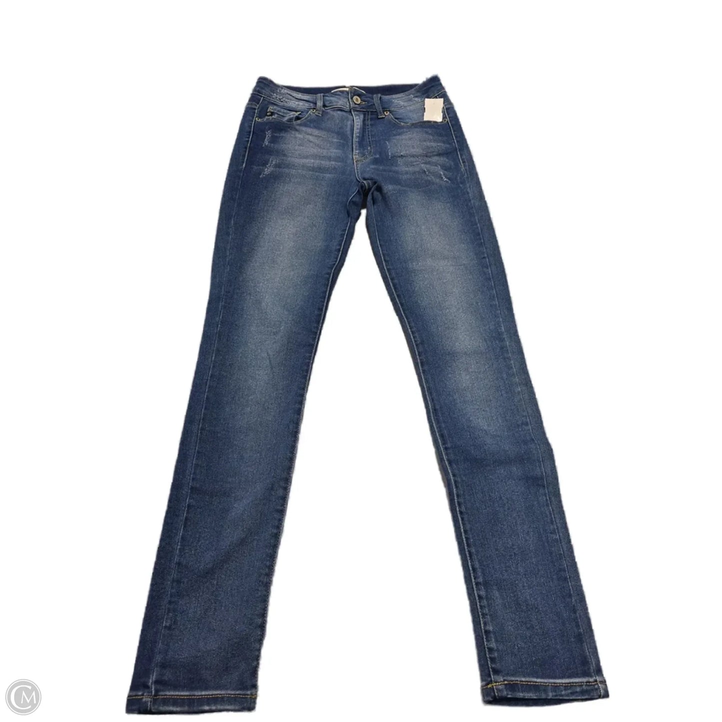 Jeans Skinny By Kancan In Blue Denim, Size: 6