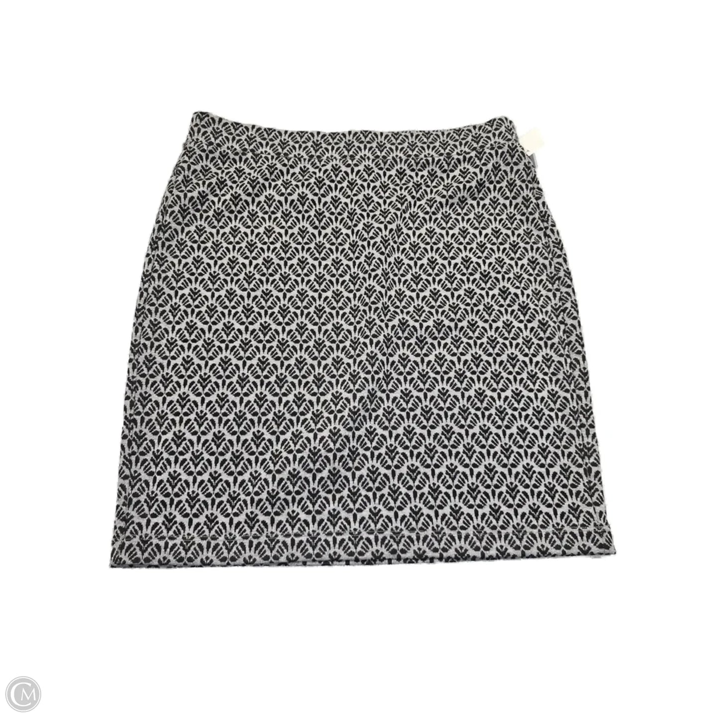 Skirt Mini & Short By Loft In Black & Grey, Size: M