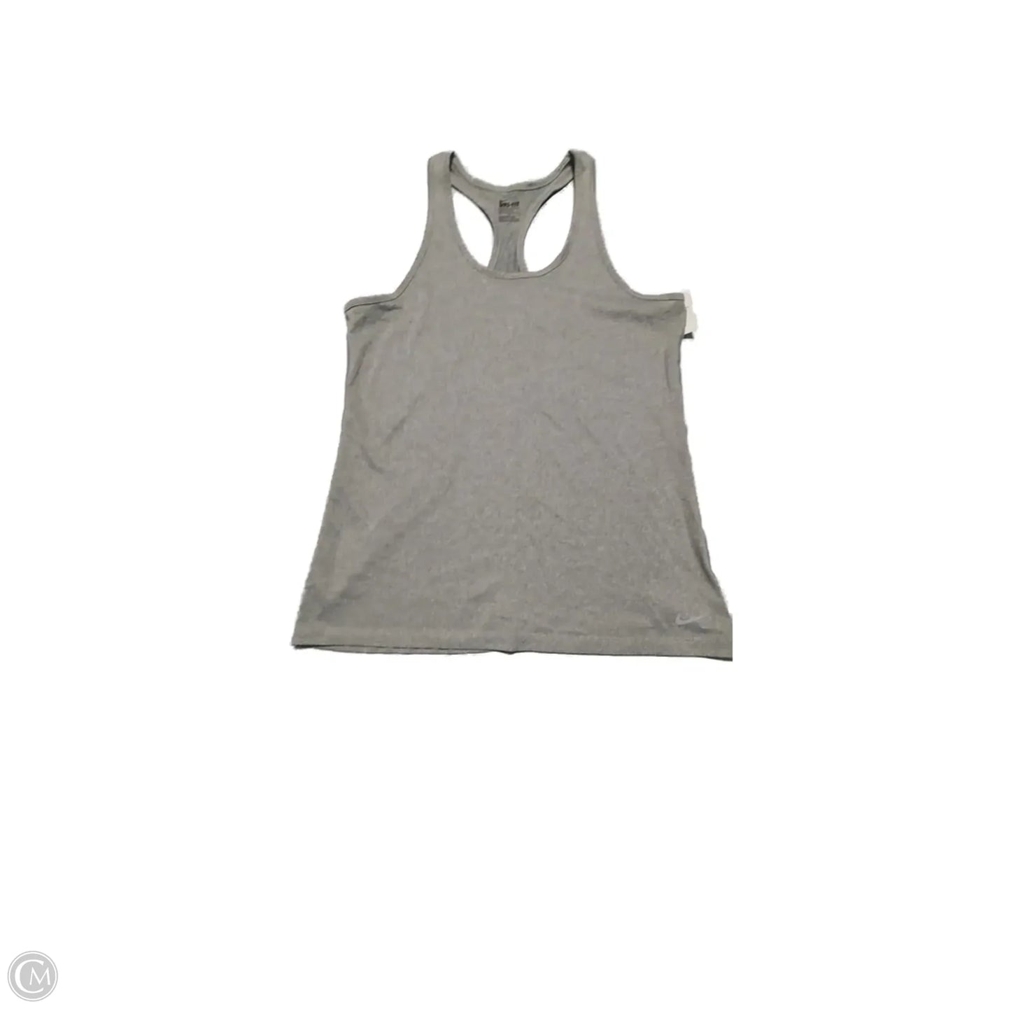 Athletic Tank Top By Nike In Grey, Size: L