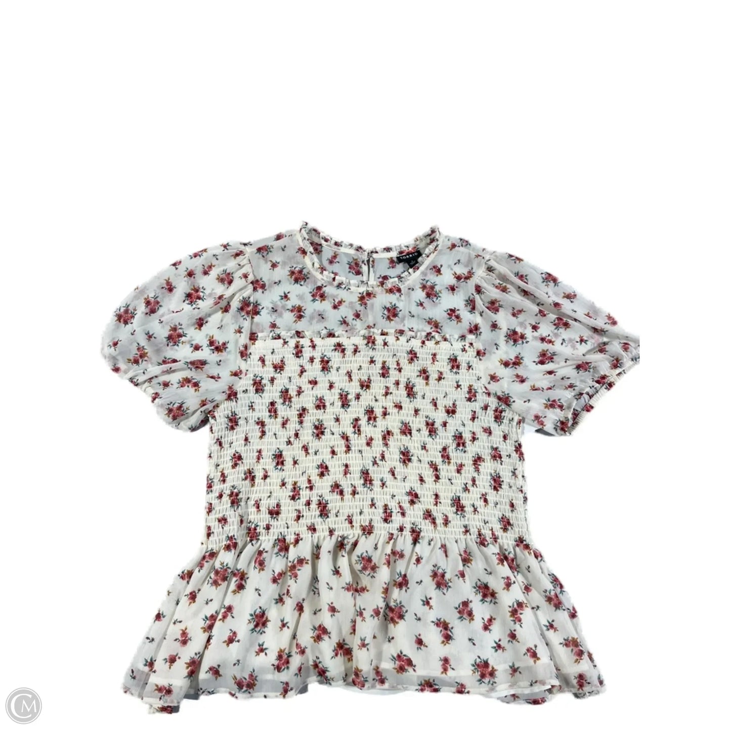 Top Short Sleeve By Torrid In Floral Print, Size: 1x