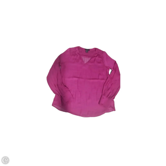 Blouse Long Sleeve By Rachel Roy In Purple, Size: Xs