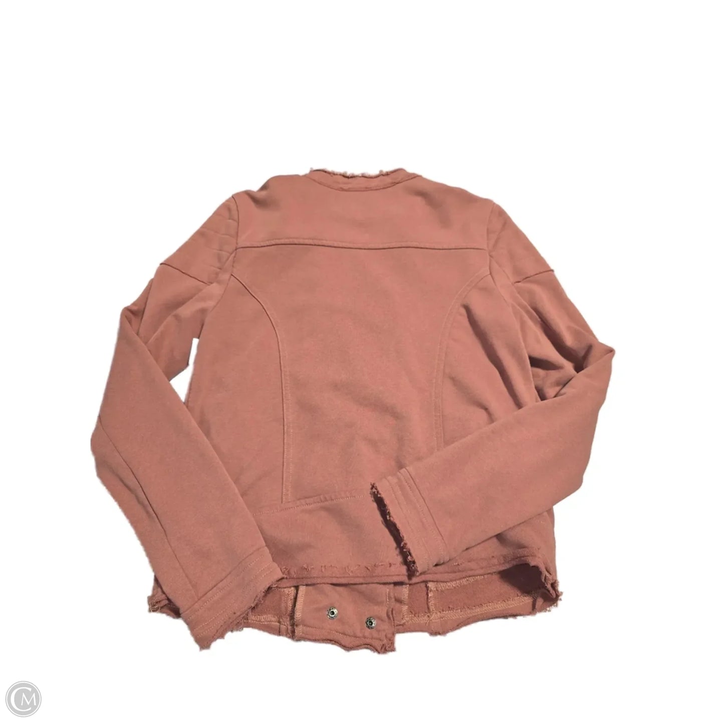 Jacket Fleece By Promesa In Orange, Size: M