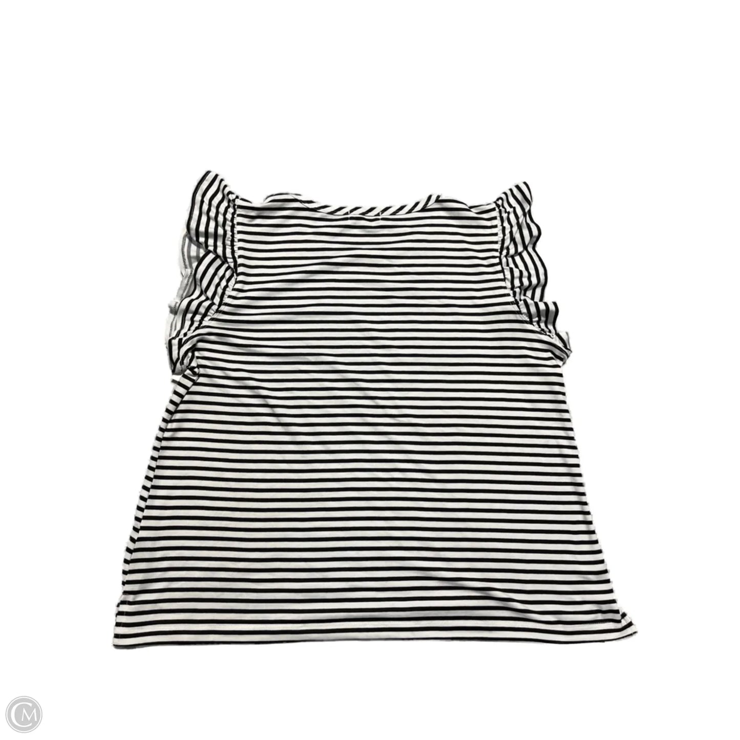 Top Sleeveless By Nine Britton In Striped Pattern, Size: Xl