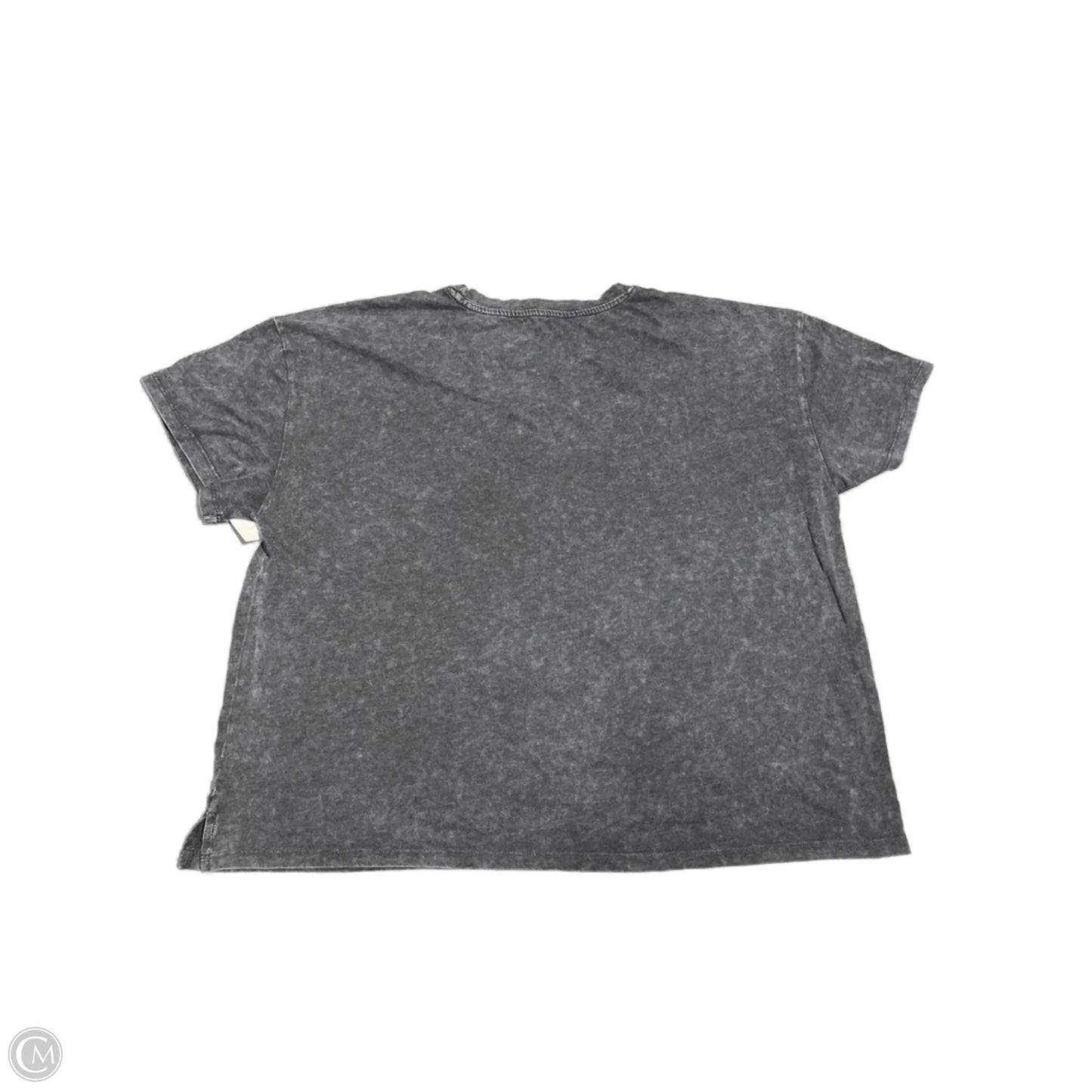 Top Short Sleeve By Maurices In Grey, Size: Xxl