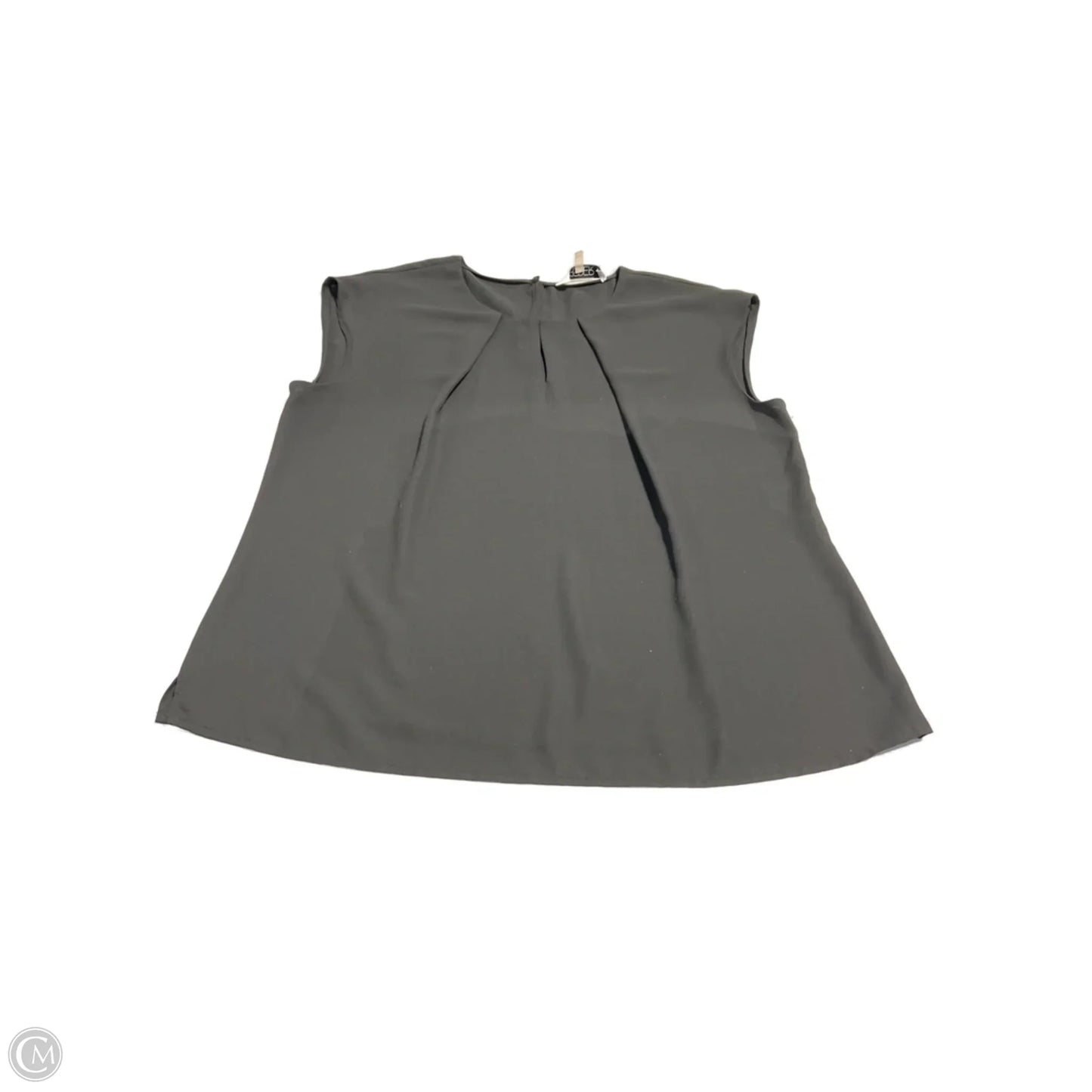 Top Sleeveless By Kasper In Black, Size: L