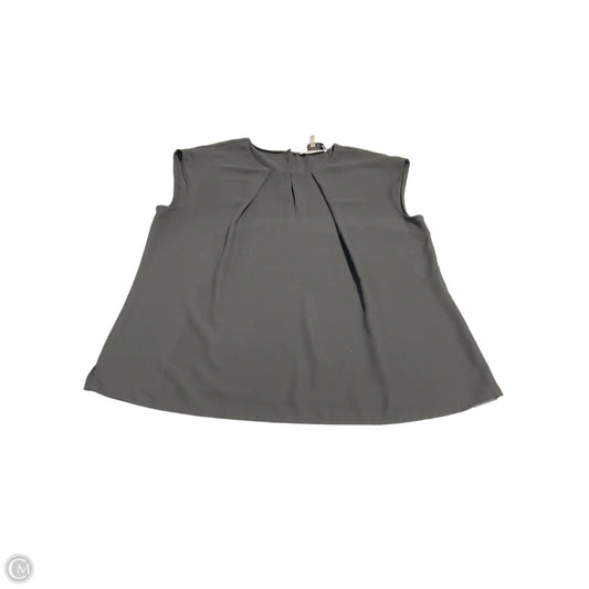 Top Sleeveless By Kasper In Black, Size: L