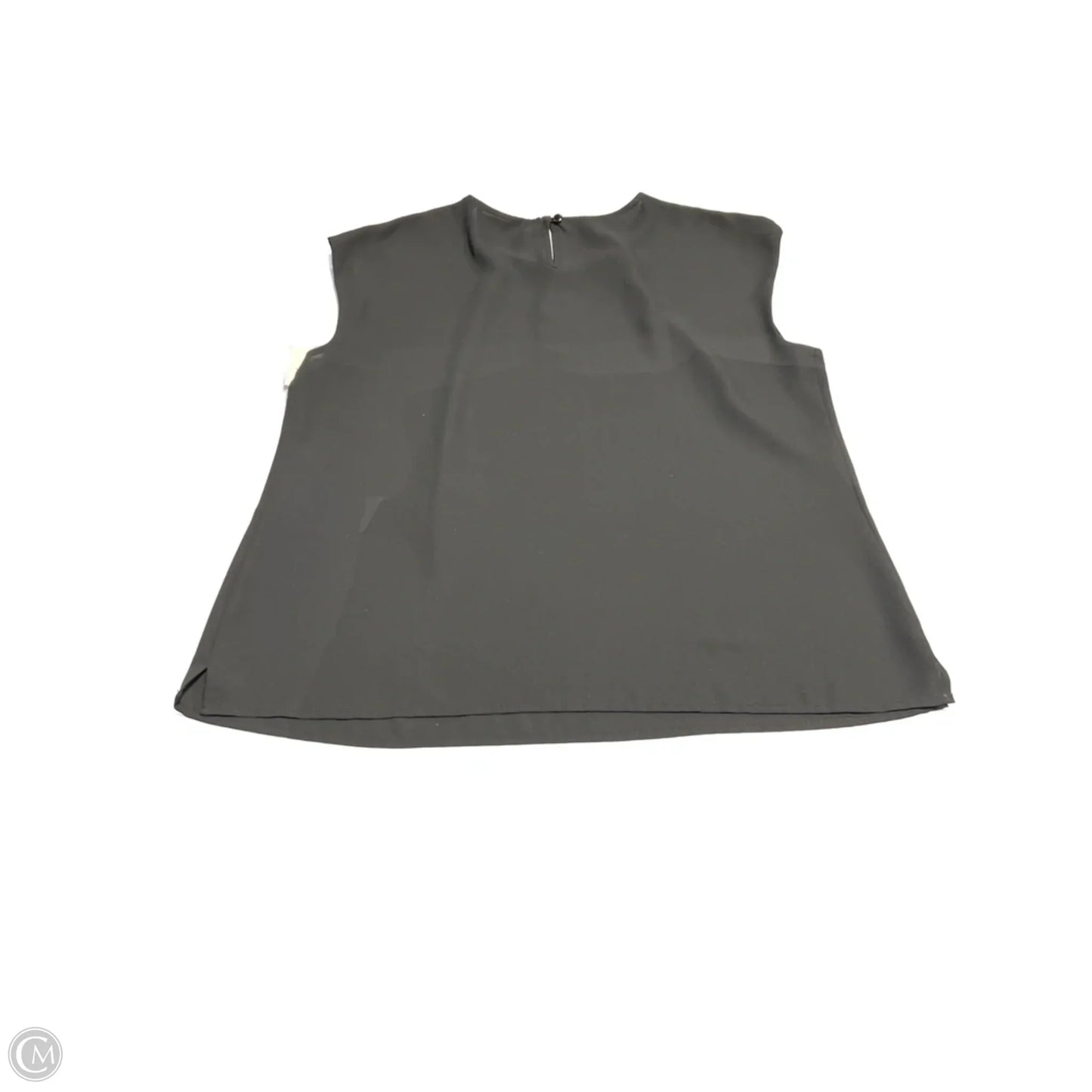 Top Sleeveless By Kasper In Black, Size: L