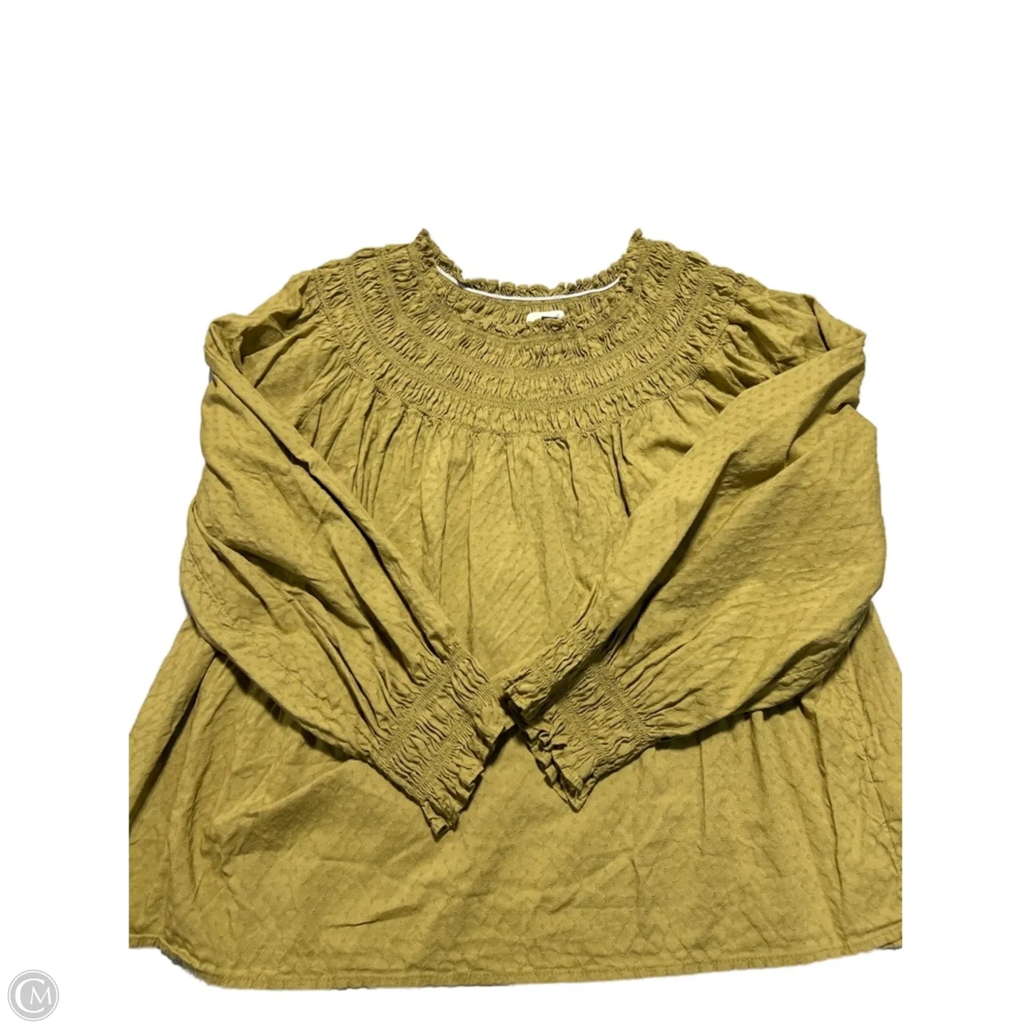 Top Long Sleeve By Universal Thread In Green, Size: L
