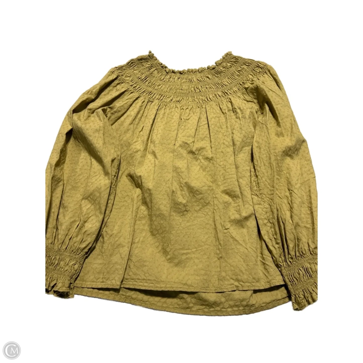 Top Long Sleeve By Universal Thread In Green, Size: L
