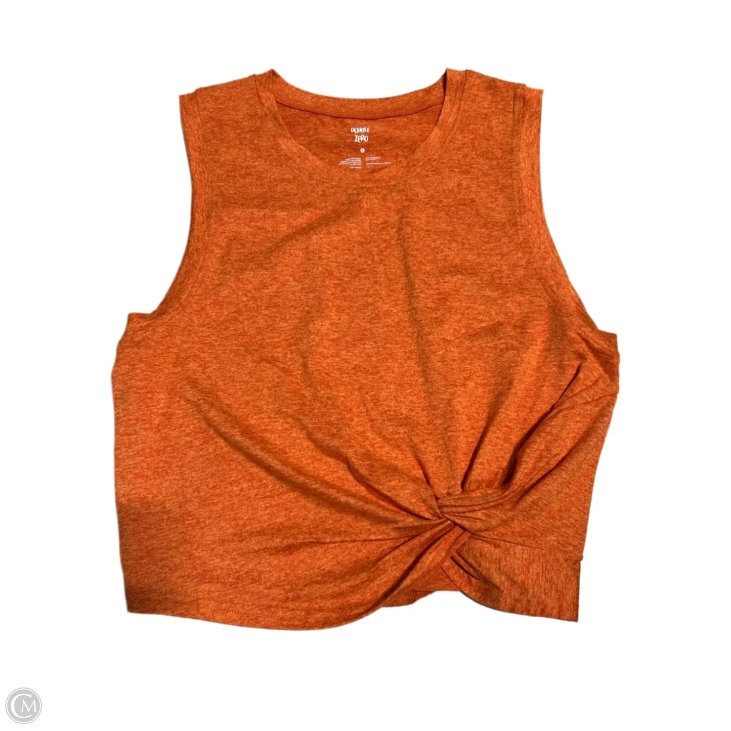 Athletic Tank Top By Double Zero In Orange, Size: S