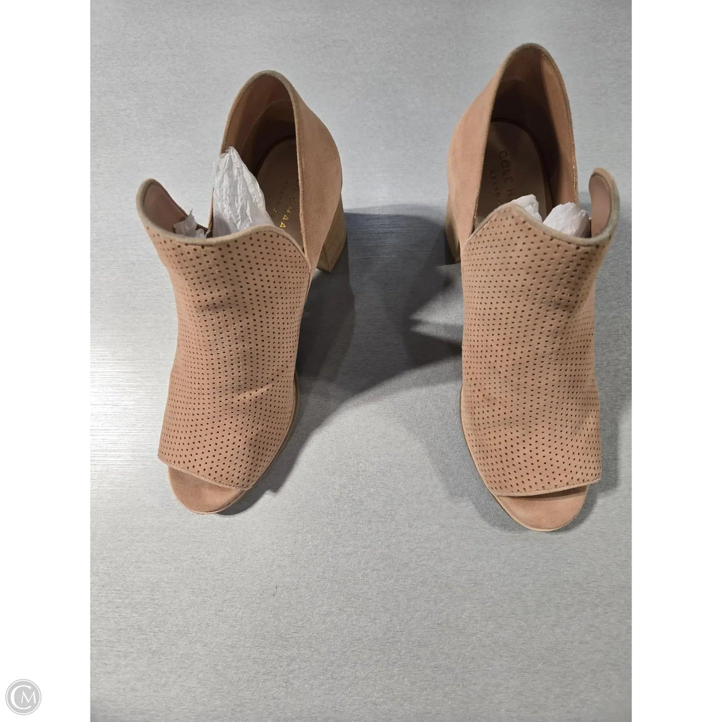 Shoes Heels Wedge By Cole-haan In Tan, Size: 9