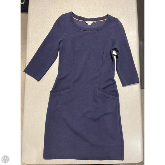 Dress Casual Midi By Boden In Navy, Size: S