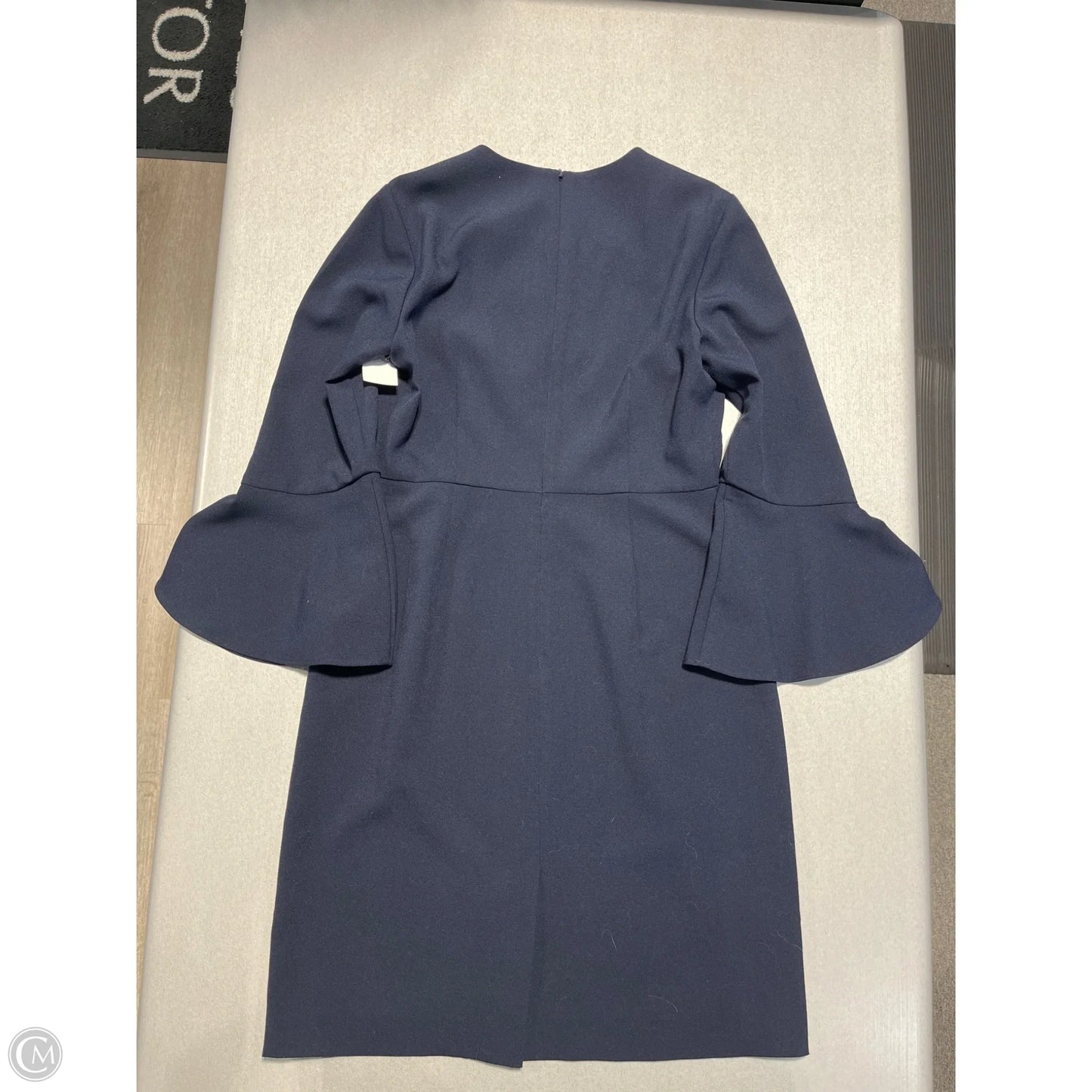 Dress Casual Midi By Ann Taylor In Navy, Size: Xs