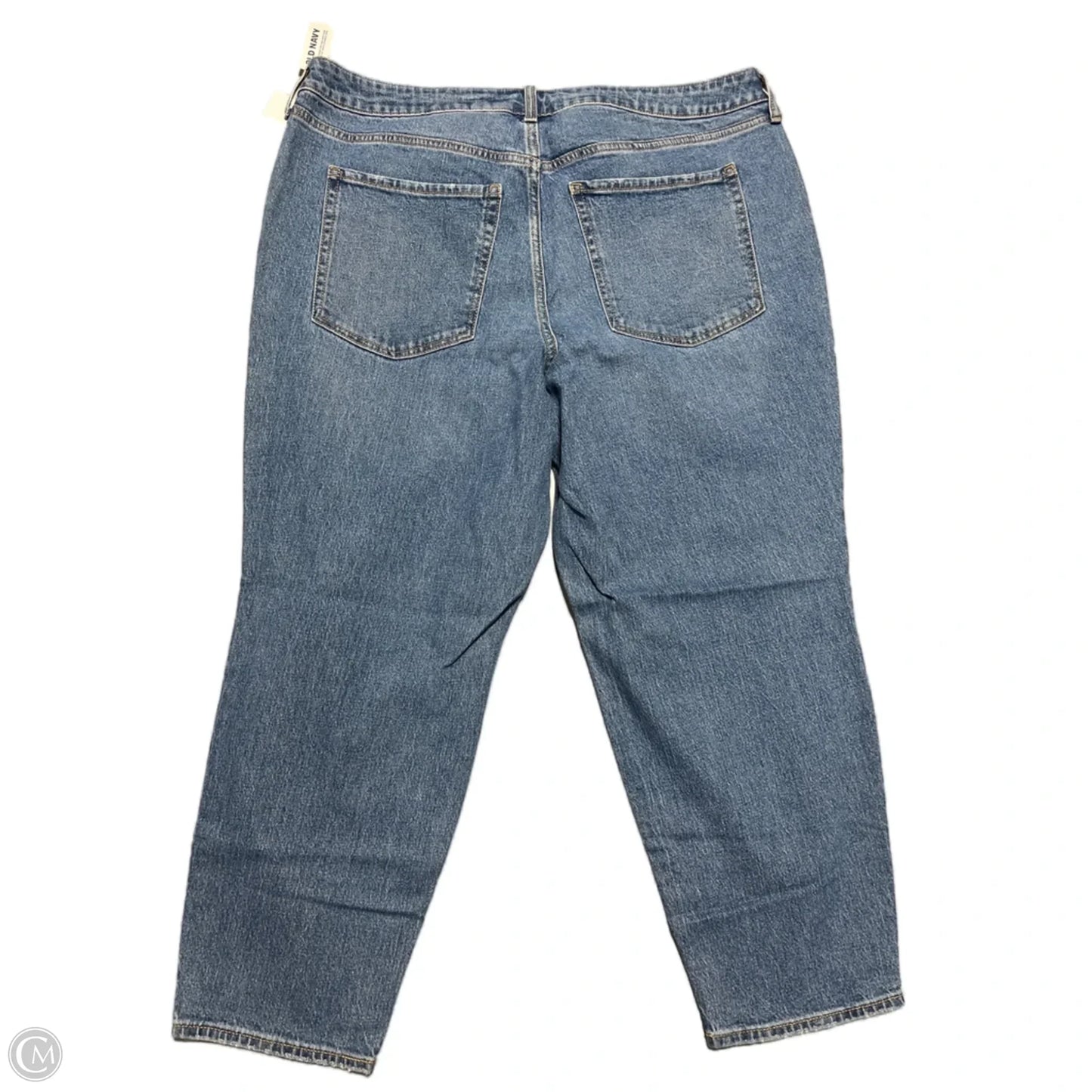 Jeans Straight By Old Navy In Blue Denim, Size: 20