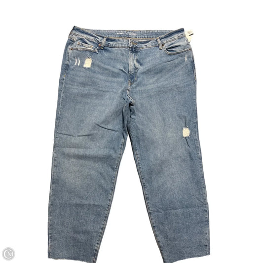 Jeans Straight By Old Navy In Blue Denim, Size: 22