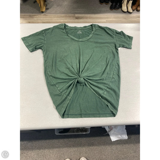 Top Short Sleeve By Aerie In Green, Size: Sp