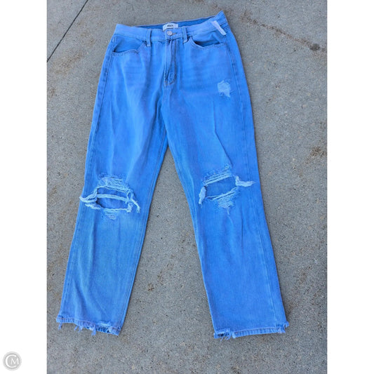 Jeans Straight By Just Black In Blue Denim, Size: 8