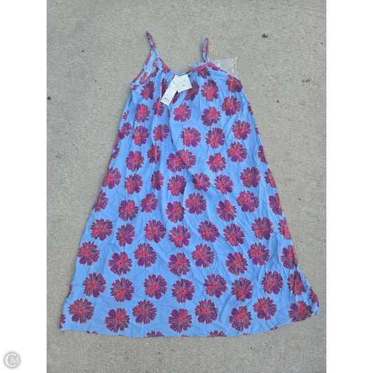 Dress Casual Midi By Cme In Floral Print, Size: L