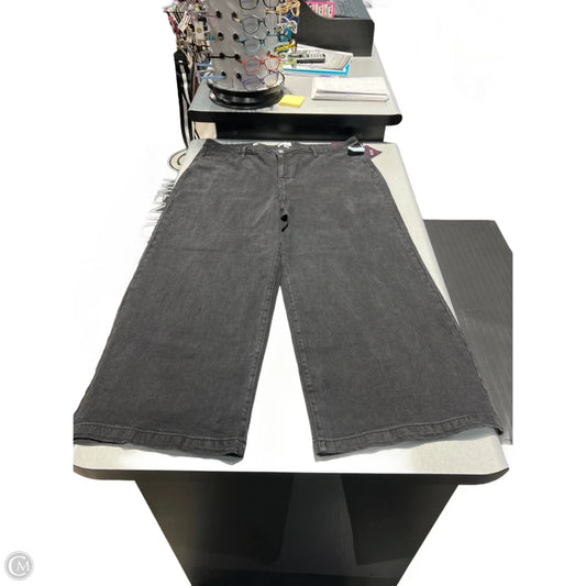 Jeans Wide Leg By Ava & Viv In Black, Size: 24