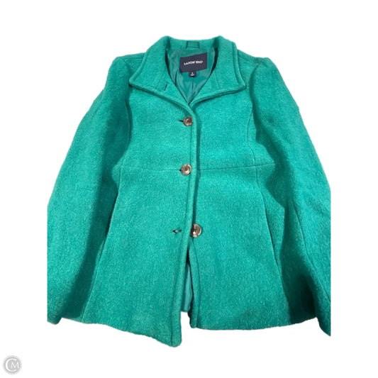 Coat Other By Lands End In Blue, Size: 6