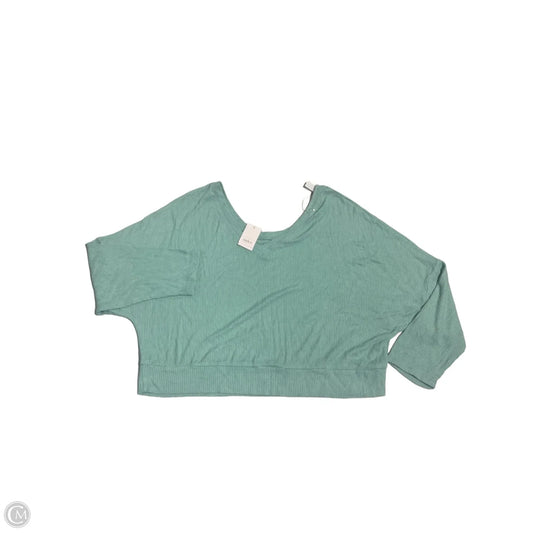 Top Long Sleeve By Auden In Blue, Size: Xxl