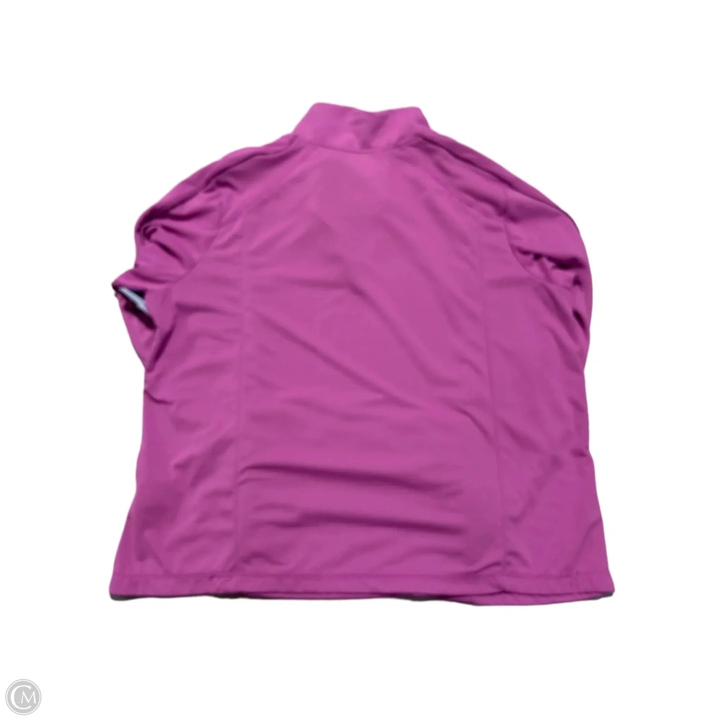 Athletic Top Long Sleeve Collar By Mondetta In Purple, Size: Xxl