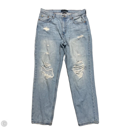 Jeans Straight By Aeropostale In Blue Denim, Size: 10