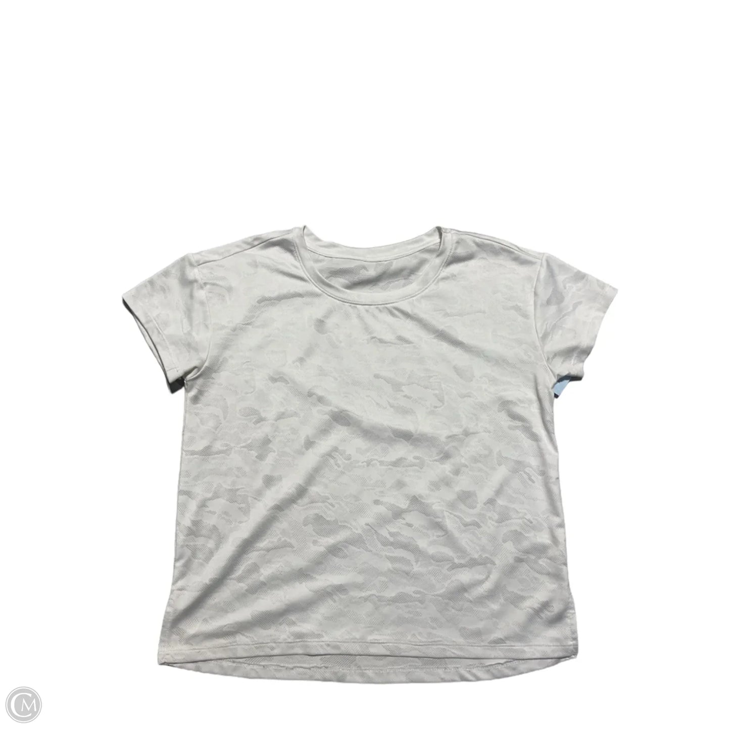 Athletic Top Short Sleeve By Rbx In White, Size: S